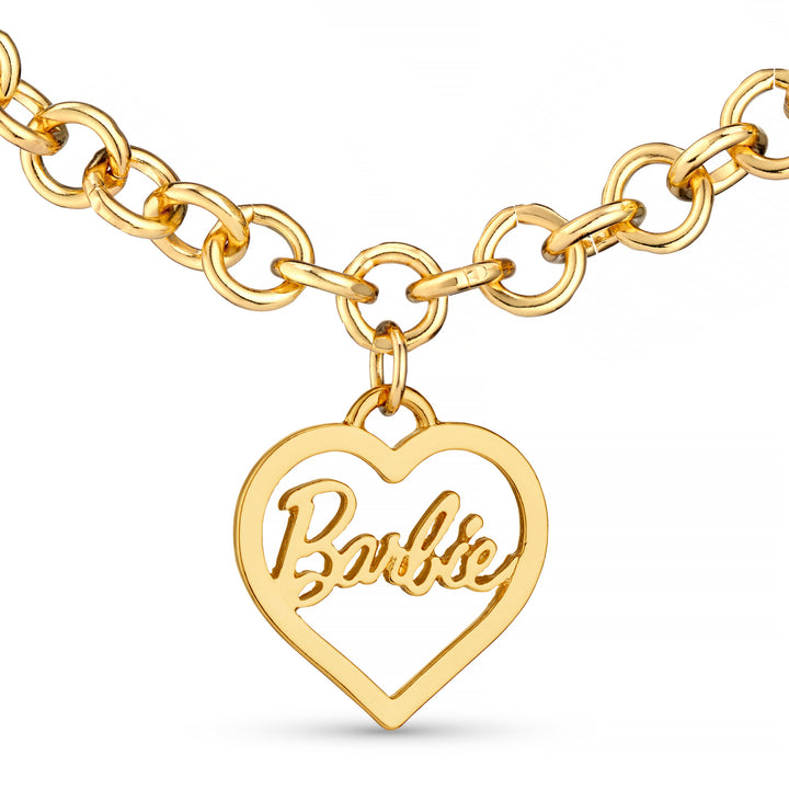 Barbie® Round Link Heart Necklace