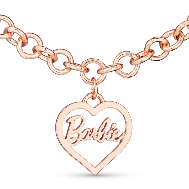 Barbie® Round Link Heart Necklace