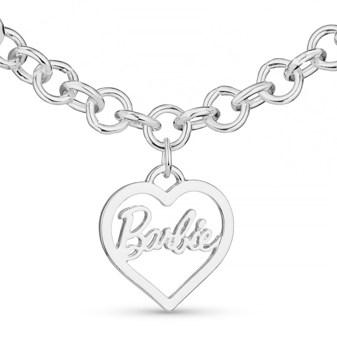 Barbie® Round Link Heart Necklace