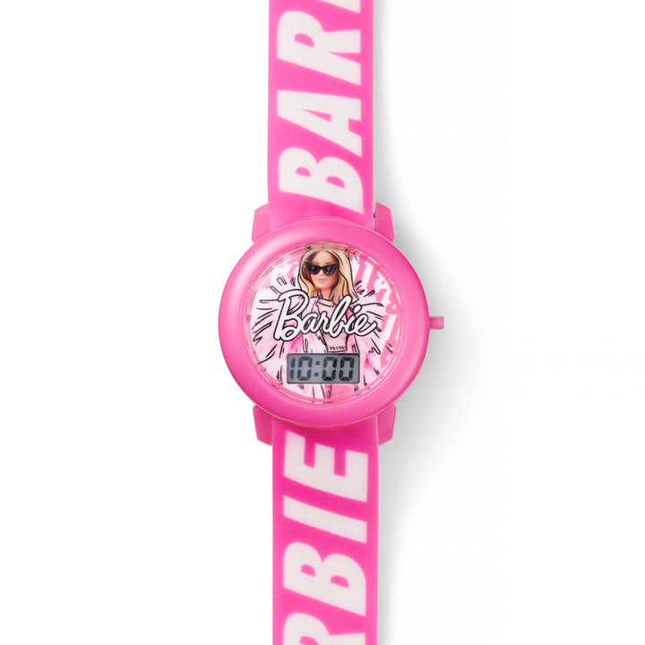 Barbie® Malibu Watch with Pink Text Strap