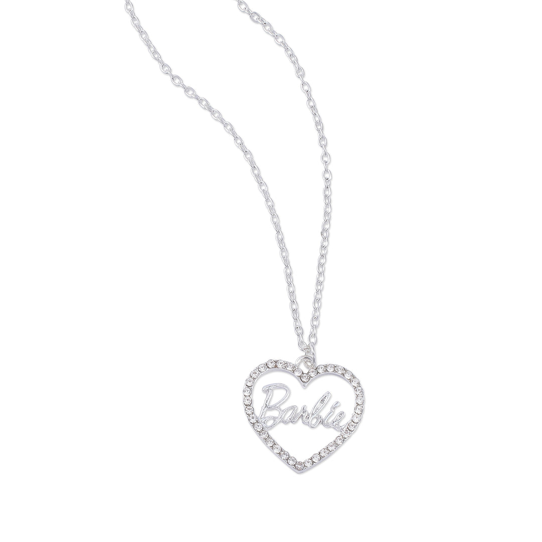 Barbie® Crystal Heart Necklace & Bracelet Set