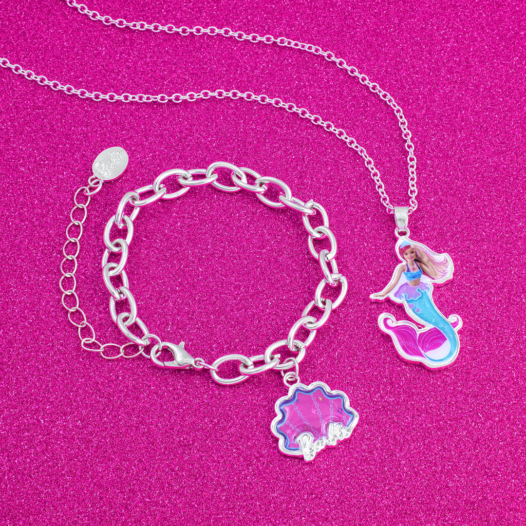 Barbie® Mermaid Necklace and Bracelet Set