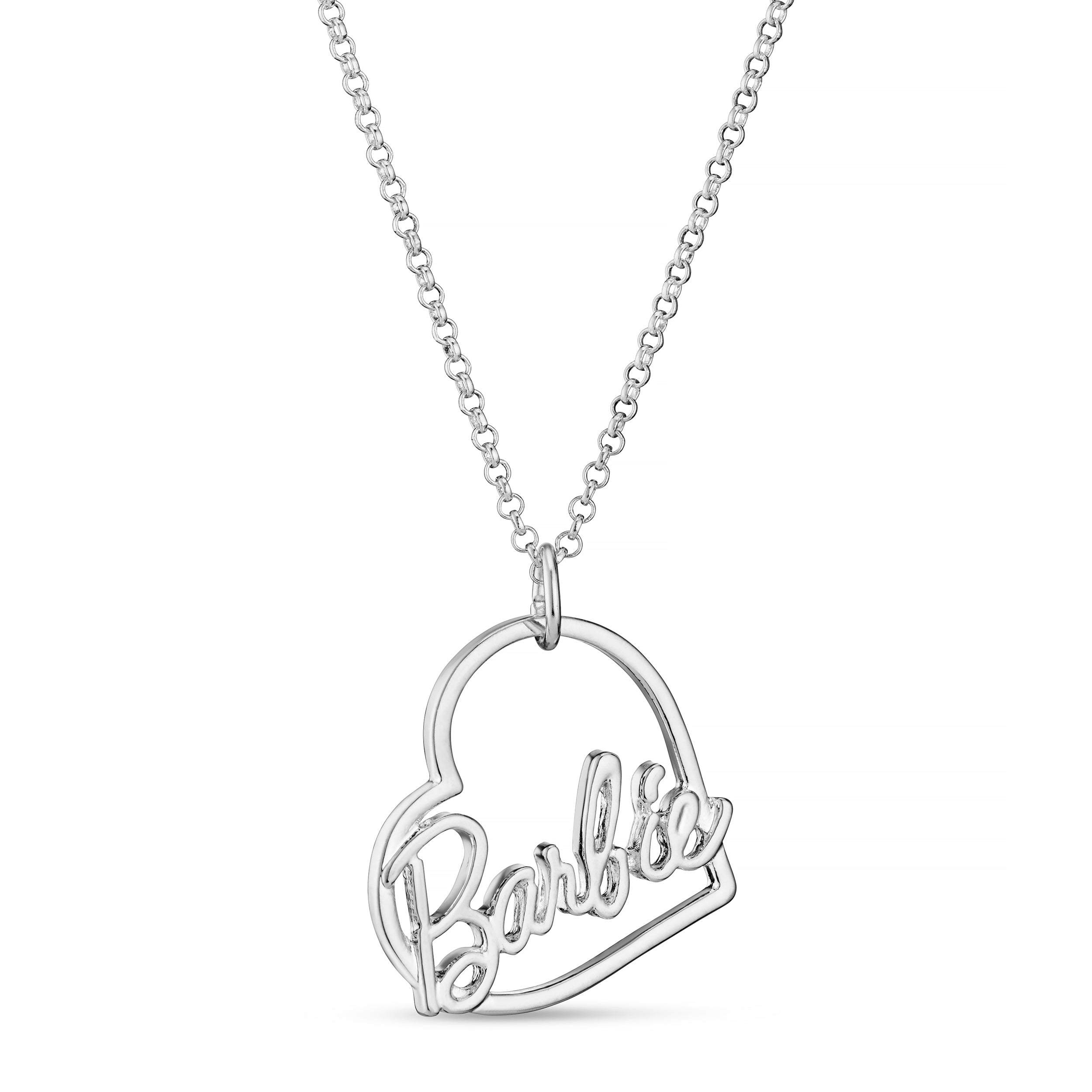  Barbie Chunky Heart Necklace - Gold : Toys & Games