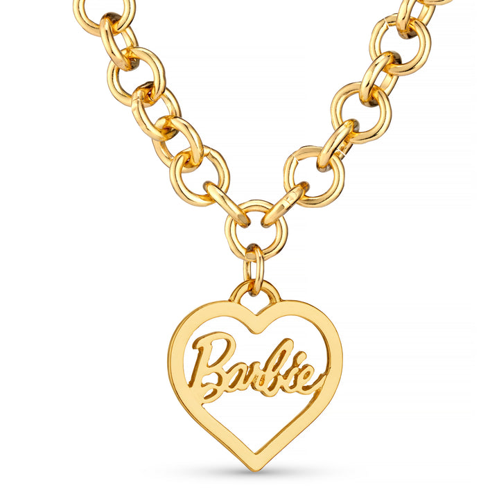 Barbie® Round Link Heart Necklace