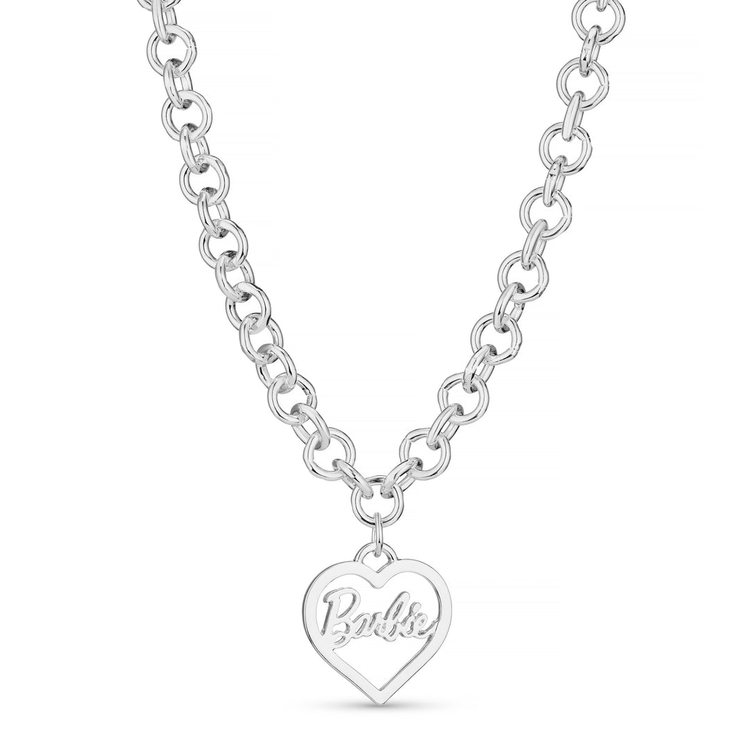 Barbie® Round Link Heart Necklace