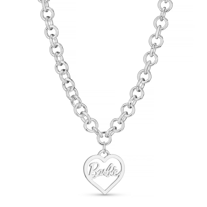 Barbie® Round Link Heart Necklace