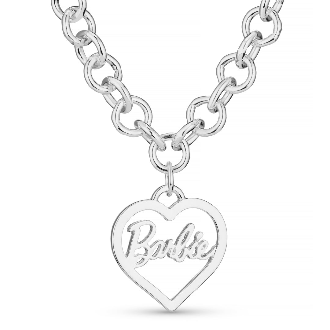 Barbie® Round Link Heart Necklace