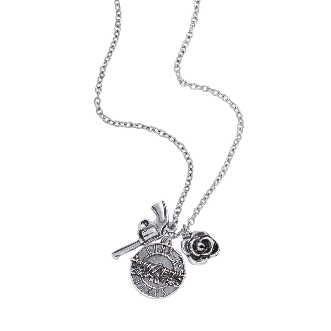 Guns N' Roses Triple Charm Necklace