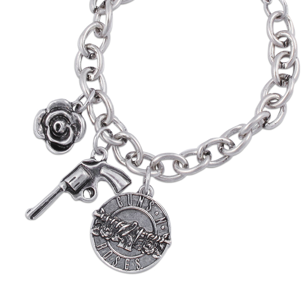 Guns N' Roses Triple Charm Bracelet