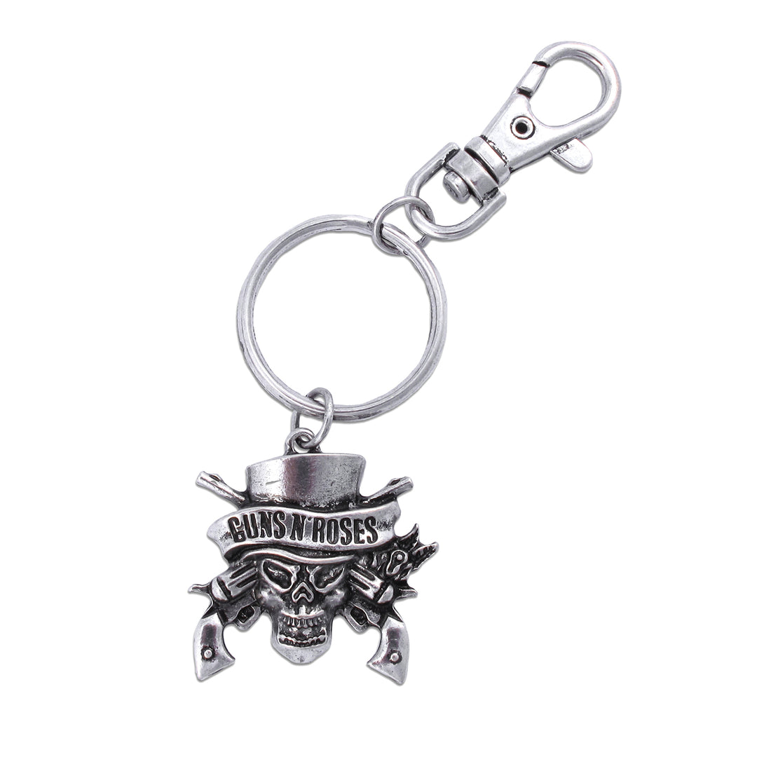 Guns N' Roses Skull Keyring