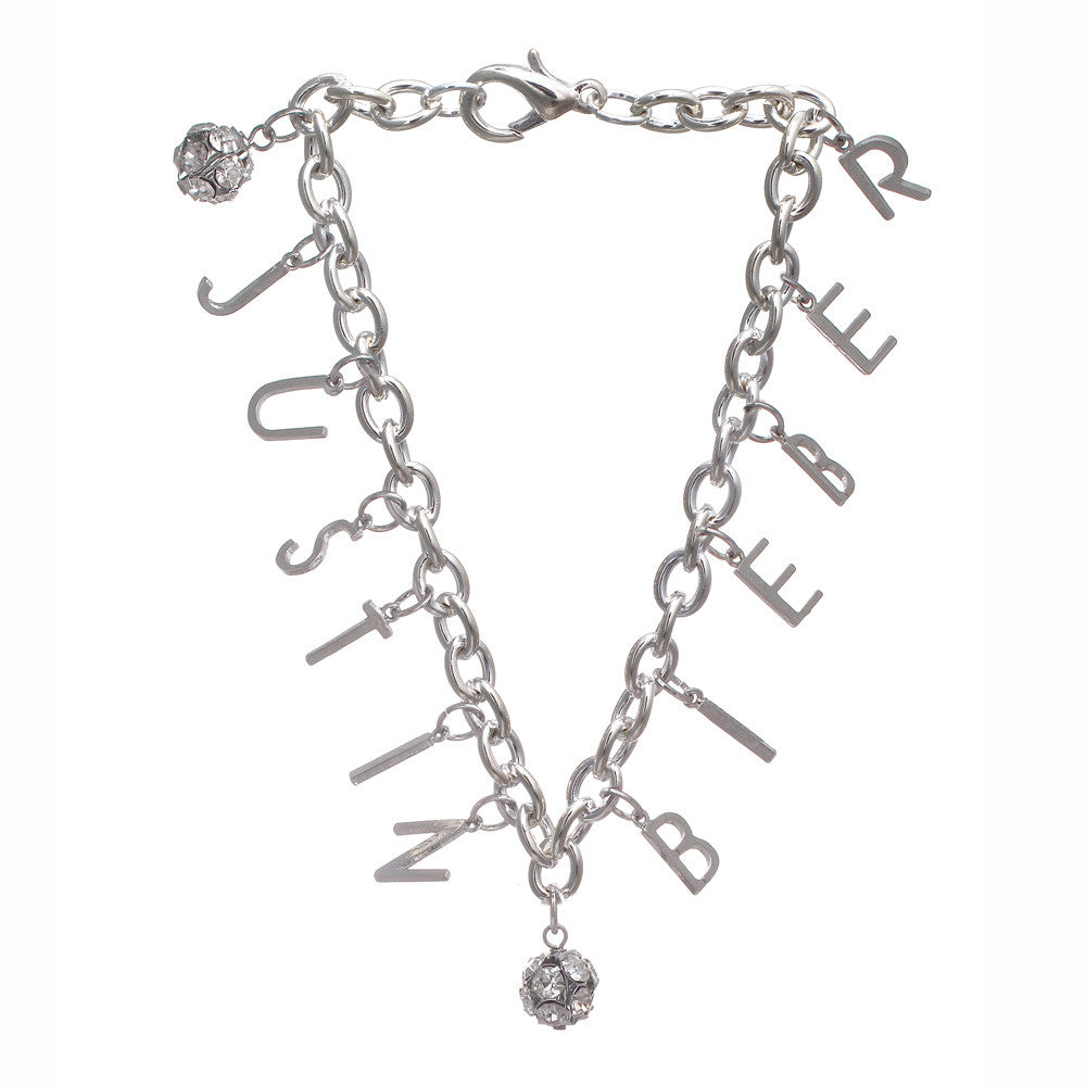 Justin Bieber Charm Bracelet