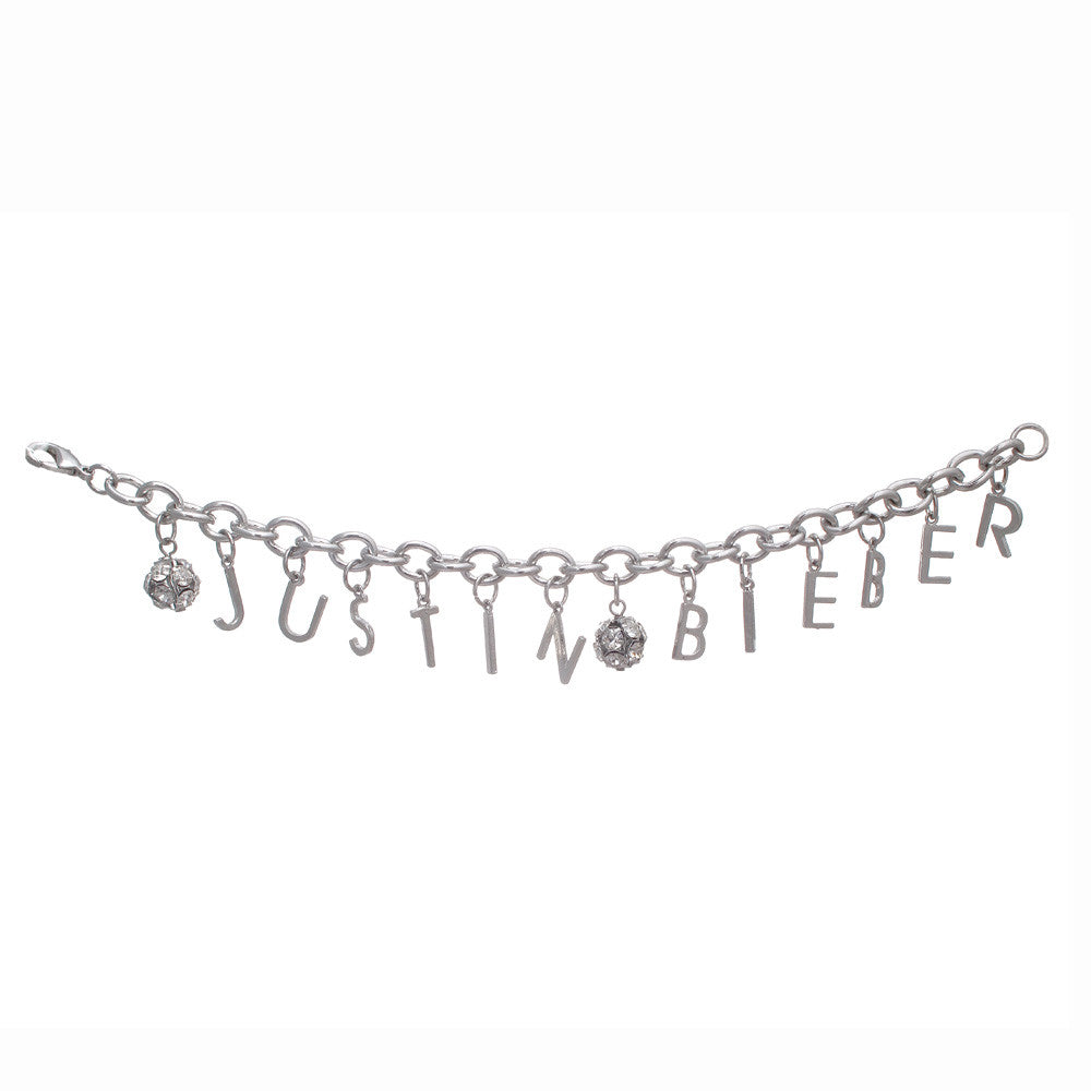 Justin Bieber Charm Bracelet