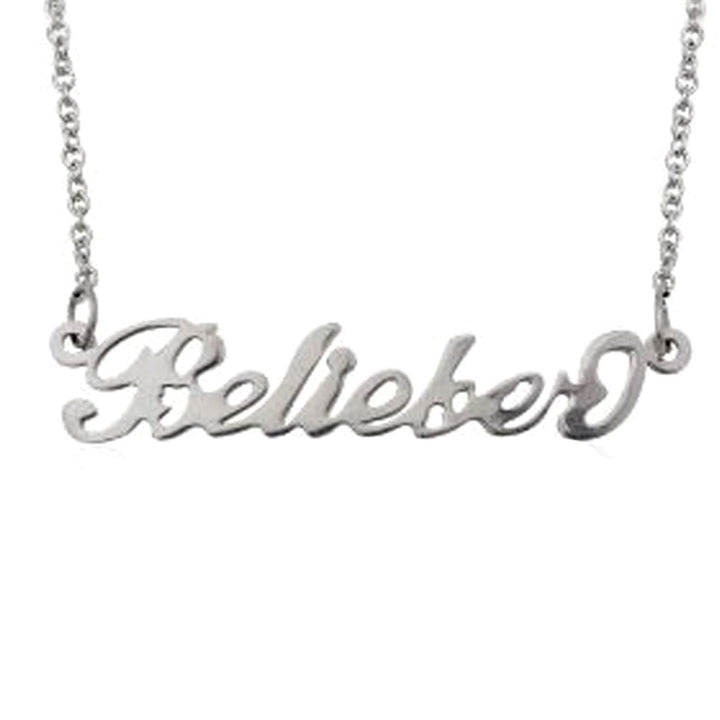 Justin Bieber 'Belieber' Necklace