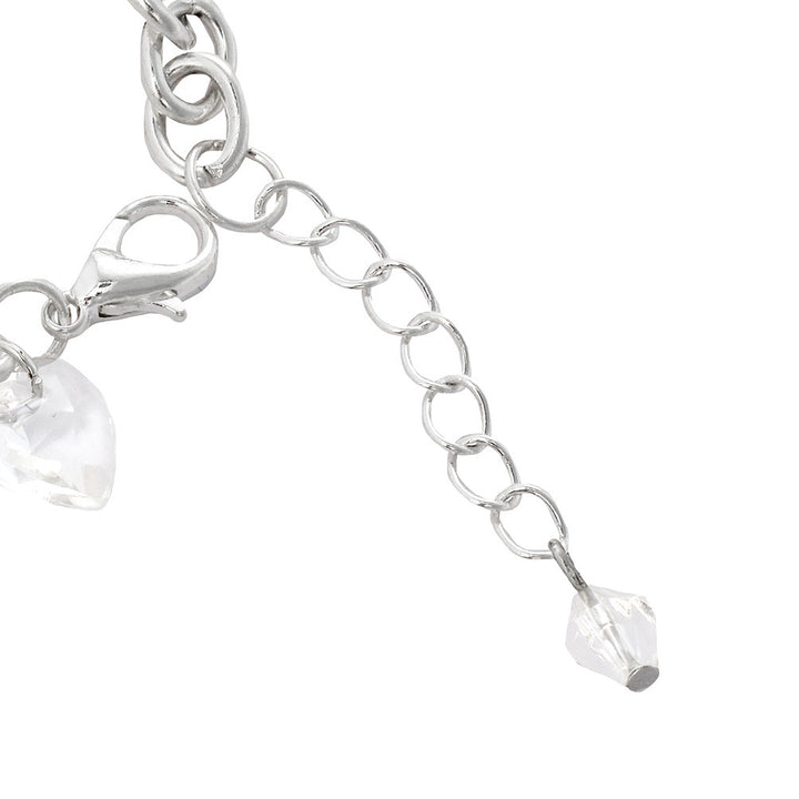 Justin Bieber Signature Heart Charm Bracelet