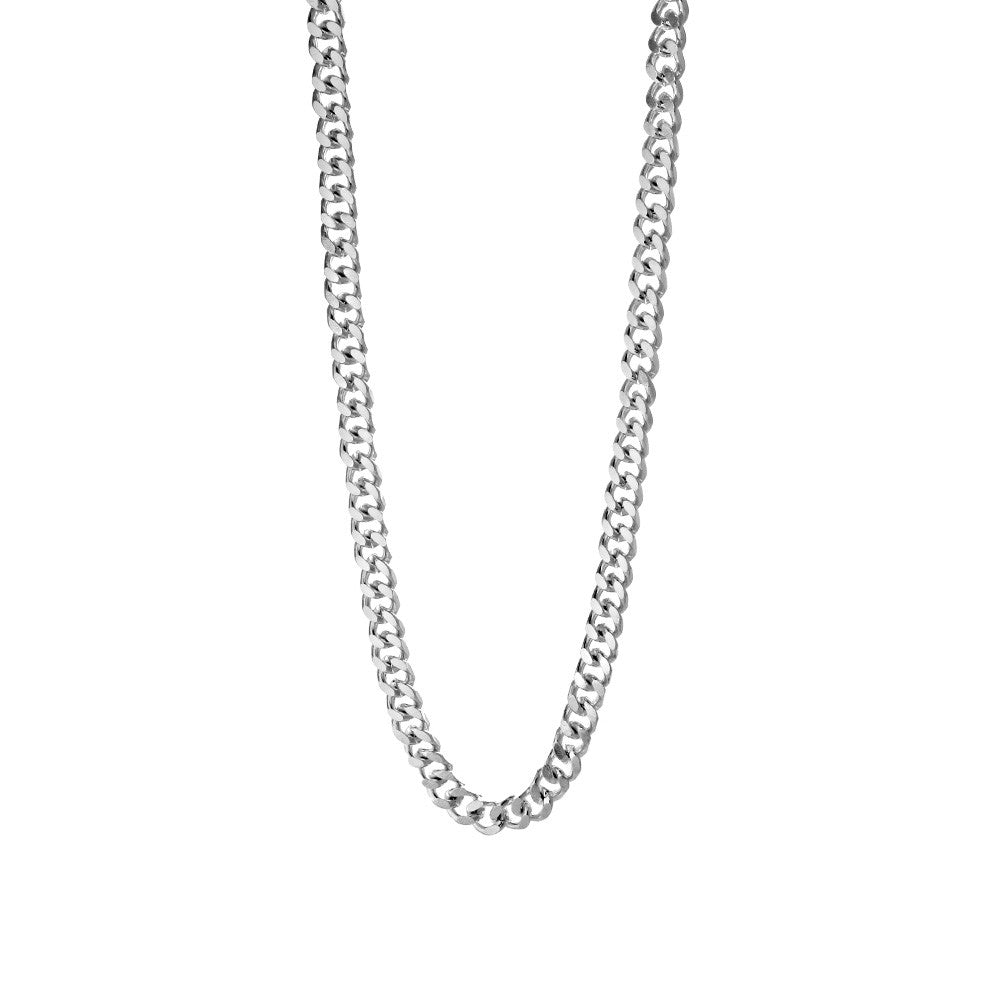 Joey Essex Silver Curb Chain (26")