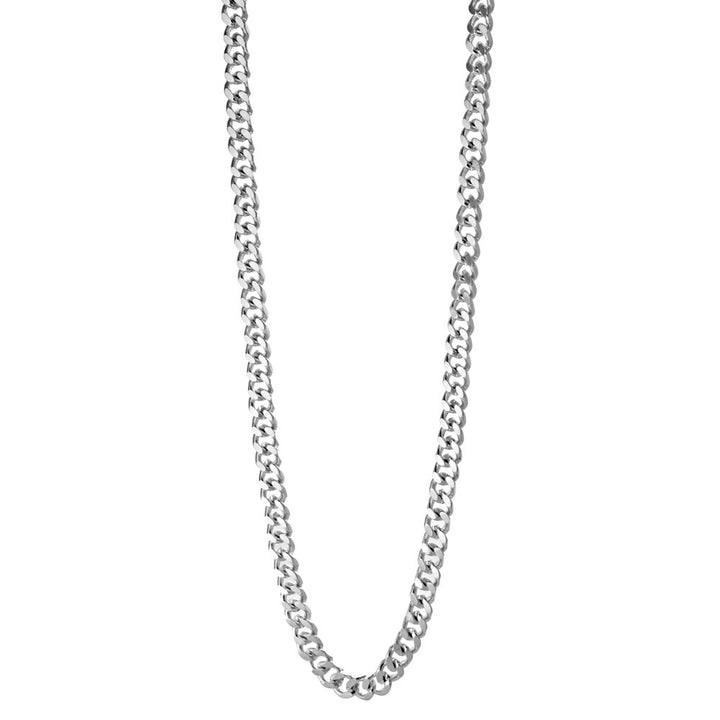 Joey Essex Silver Curb Chain (30")