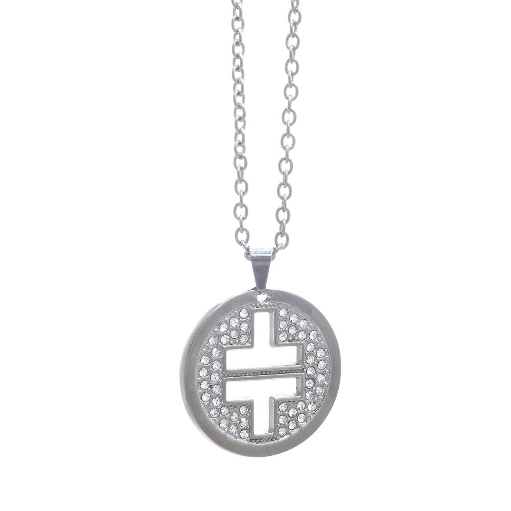 Take That Crystal Logo Necklace