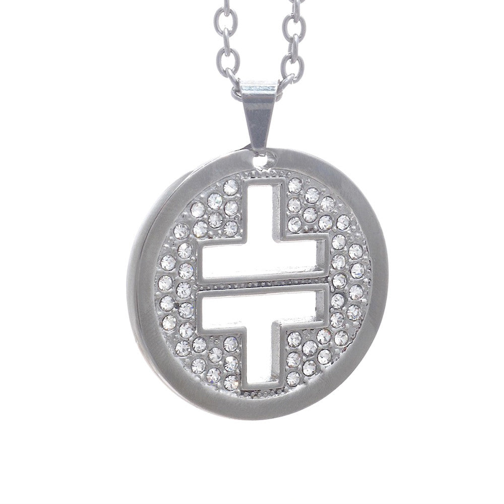 Take That Crystal Logo Necklace