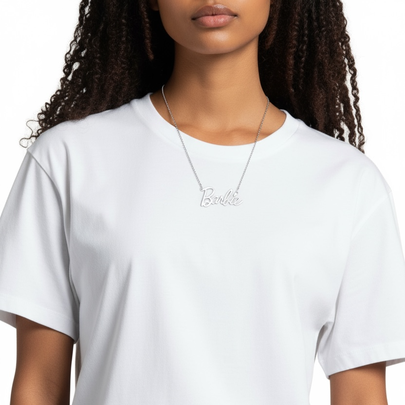 Barbie® Script Logo Necklace