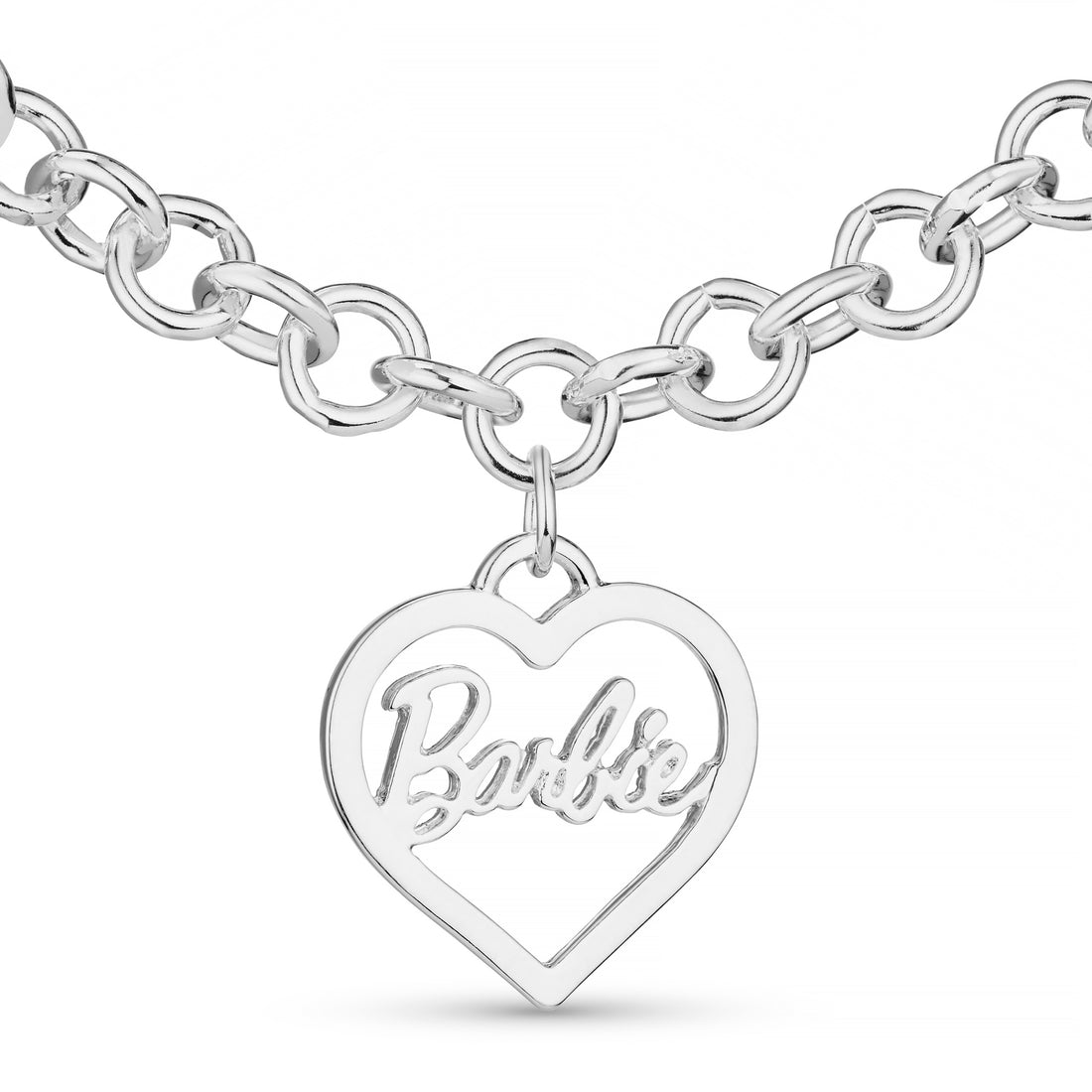 Barbie® Round Link Heart Necklace
