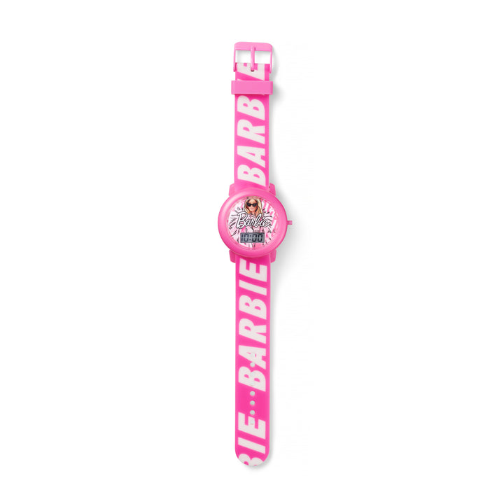 Barbie® Malibu Watch with Pink Text Strap