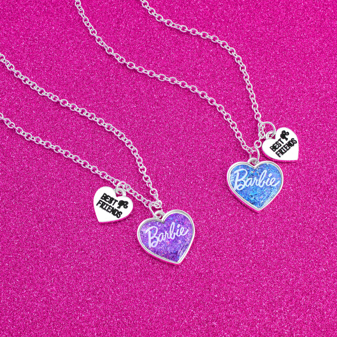 Barbie® Best Friends Heart Necklace Set