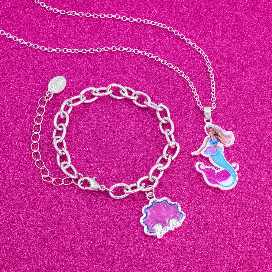 Barbie® Mermaid Necklace and Bracelet Set