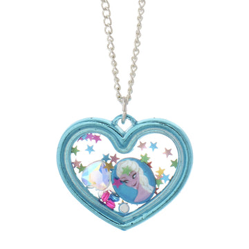 Frozen Elsa Shaker Heart Necklace