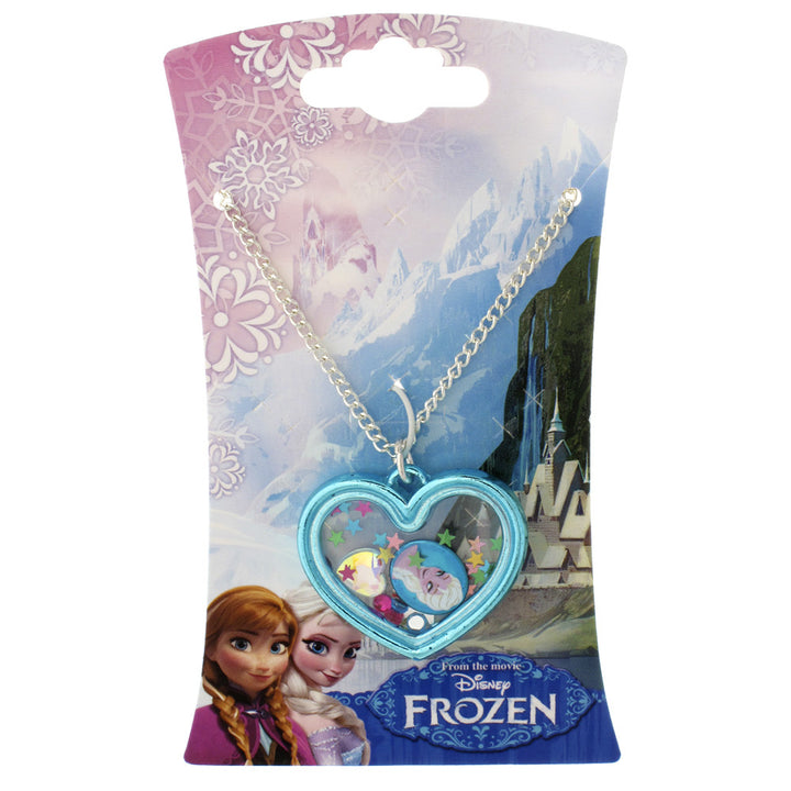 Frozen Elsa Shaker Heart Necklace