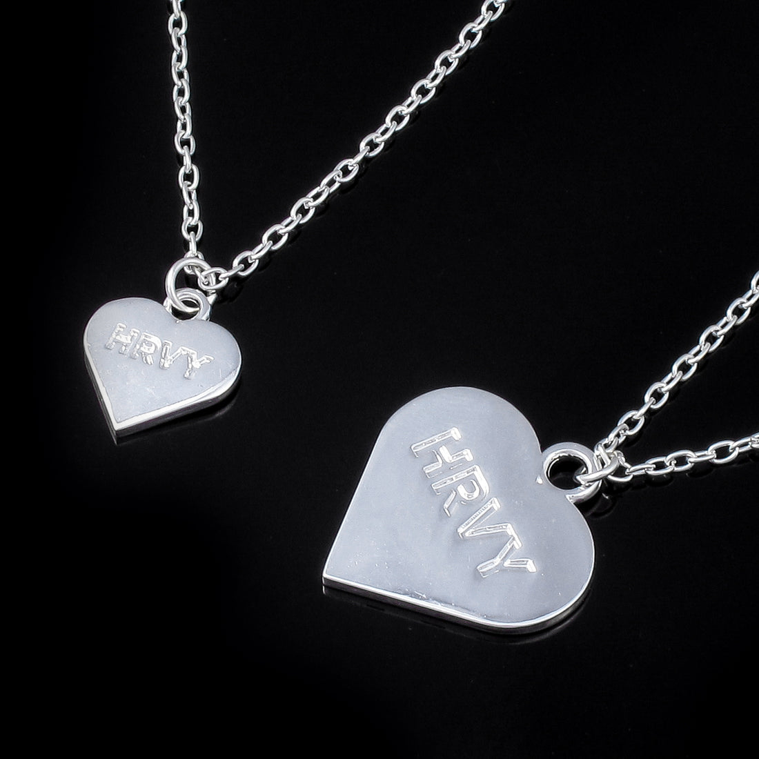 HRVY Heart Necklace & Bracelet Set