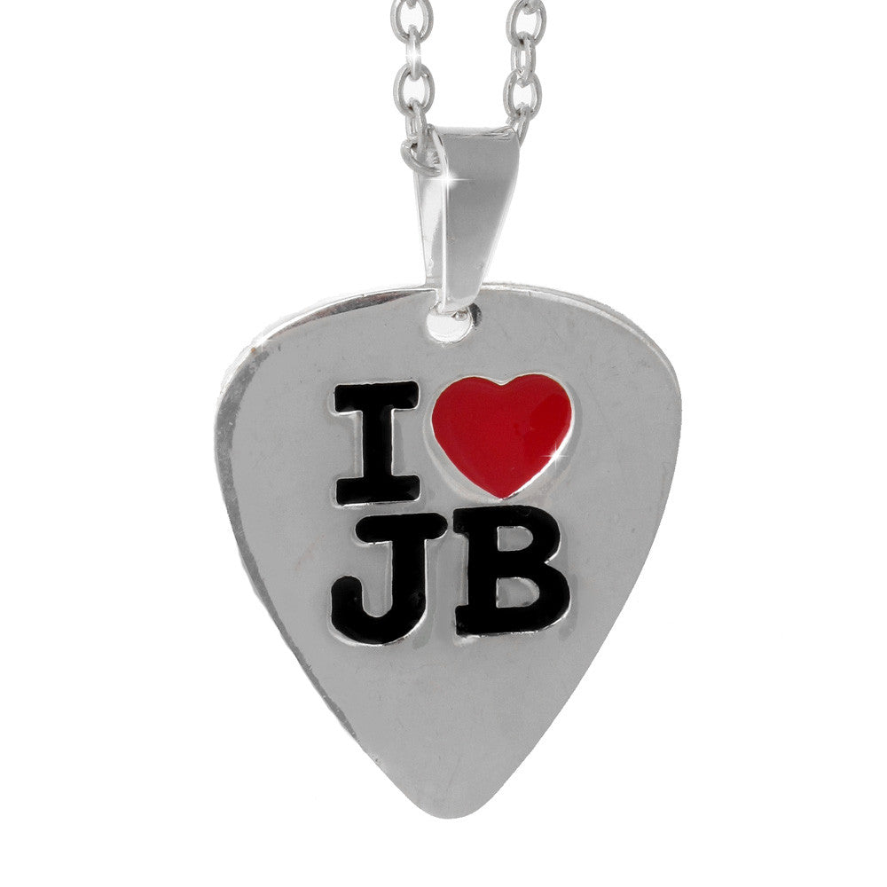 Justin Bieber JB Plectrum Necklace