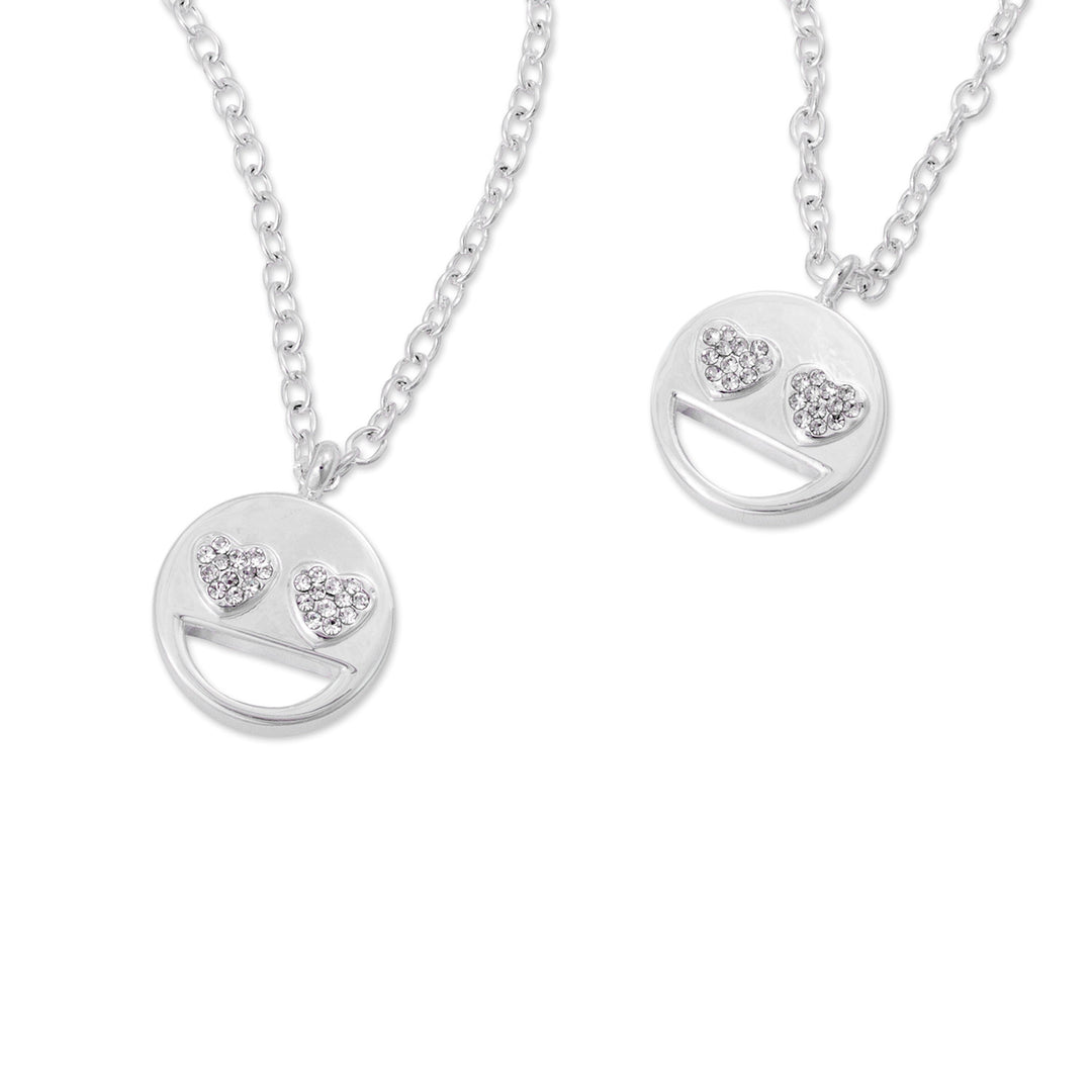 emoji® Heart Eyes Necklace & Bracelet Set