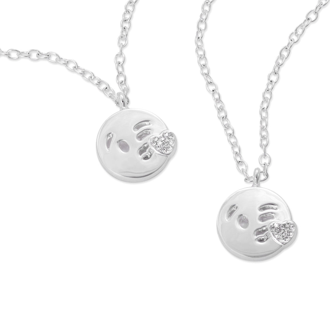 emoji® Kissing Necklace & Bracelet Set