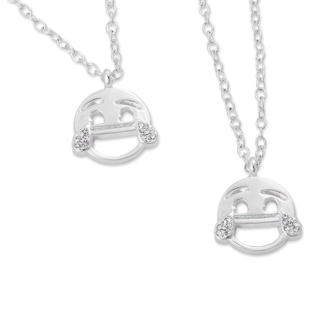 emoji® Laughing Necklace & Bracelet Set