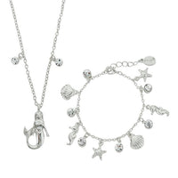 emoji® Mermaid Necklace & Bracelet Set