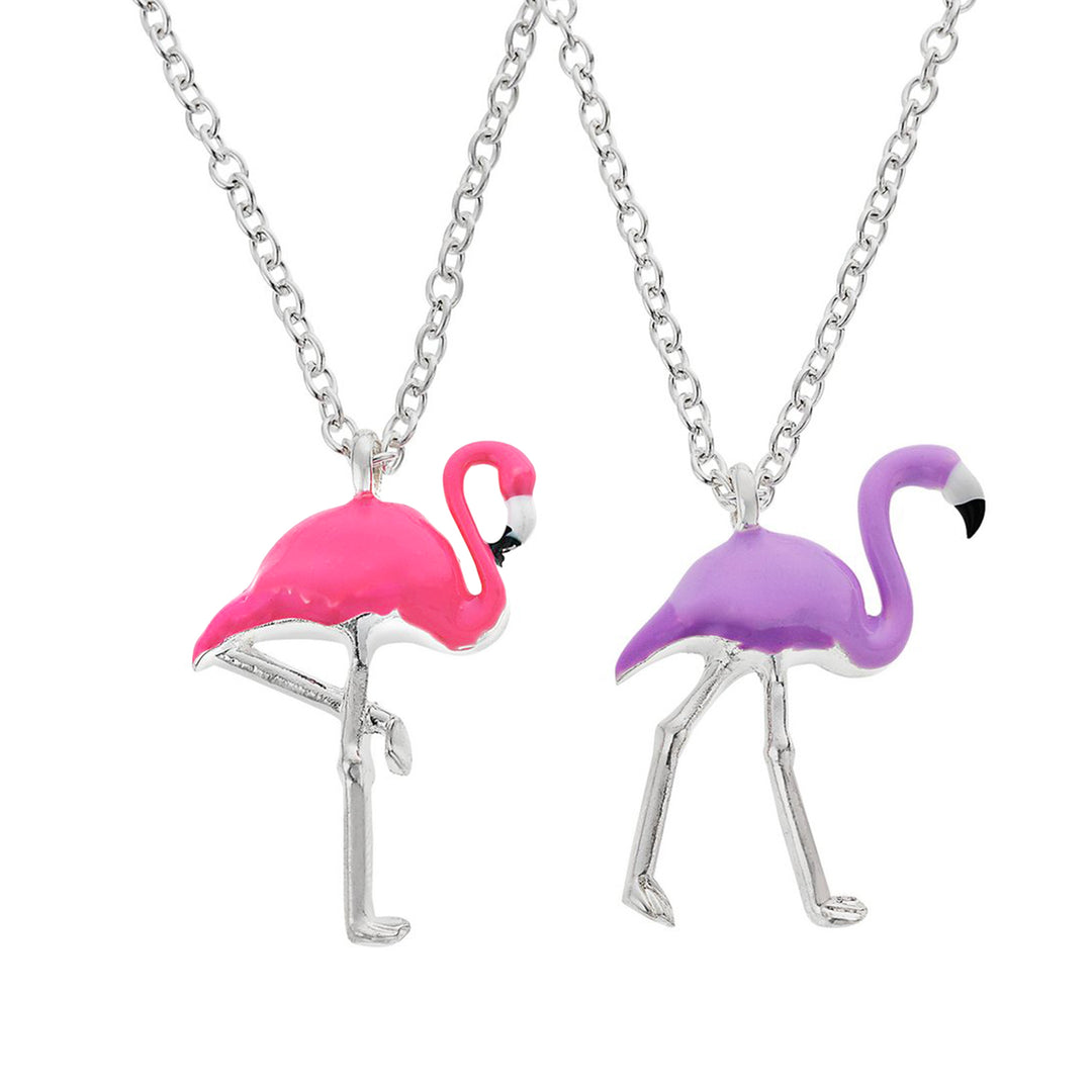 emoji® Flamingo Necklace Set