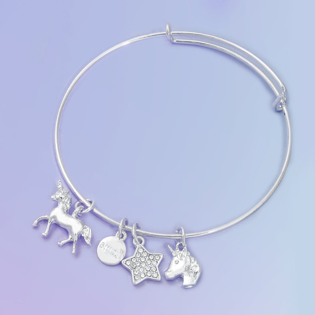emoji® Unicorn Charm Bangle