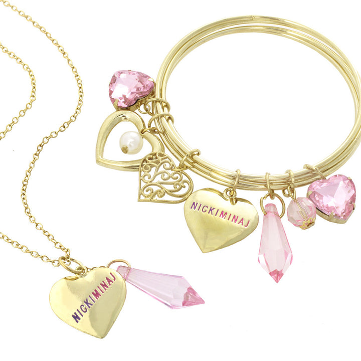 Nicki Minaj Necklace and Bracelet jewellery jewelry set